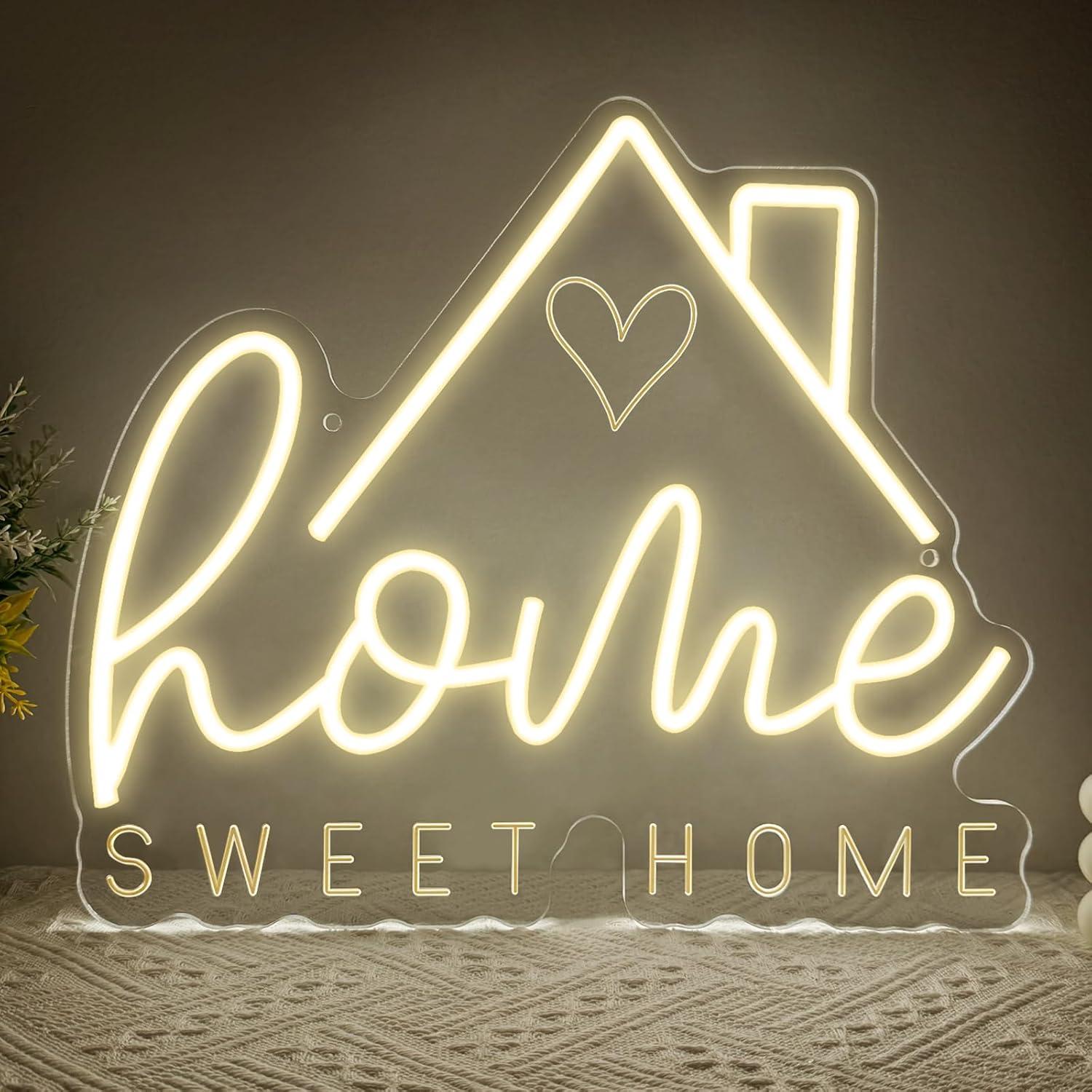 Lighting Decor For Living Room - 스위트홈 네온사인 USB 디밍 가능 LED
