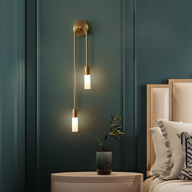 Lighting Decor For Living Room - 레트로 배경 거실 통로 침실 램프