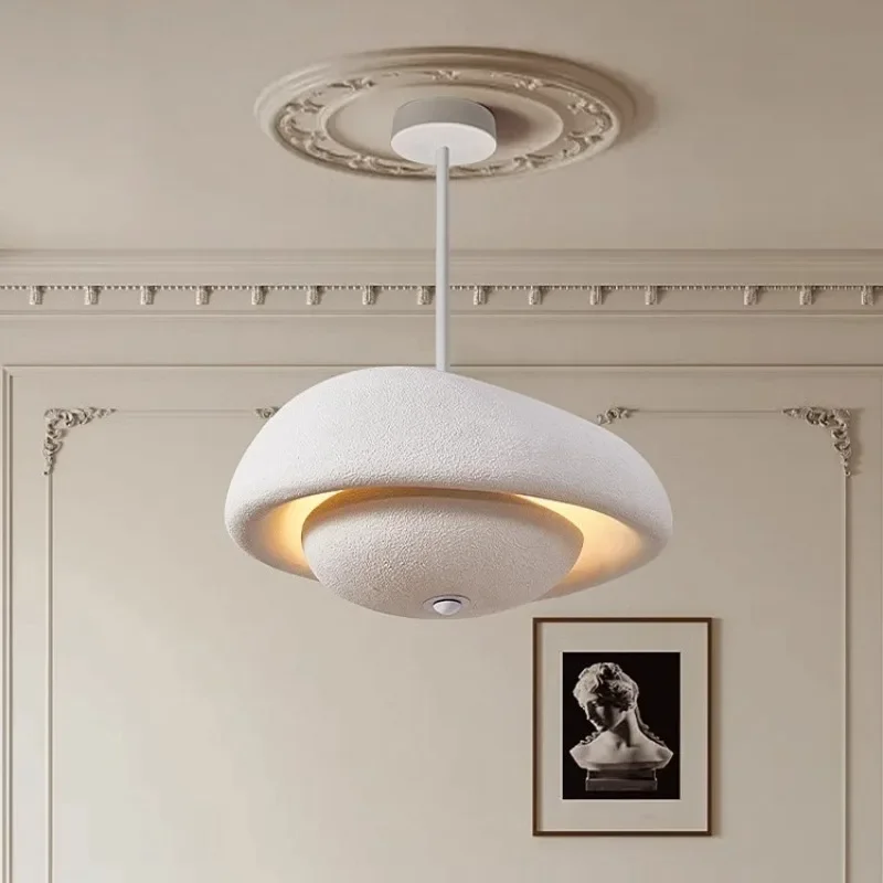 Japanese Lighting Decor - 와비사비 일본식 LED 펜던트 샹들리에 침실