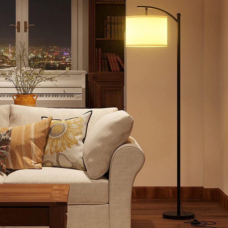 Floor Lamp Tripod - 모던 북유럽 스타일 패브릭 플로어 램프