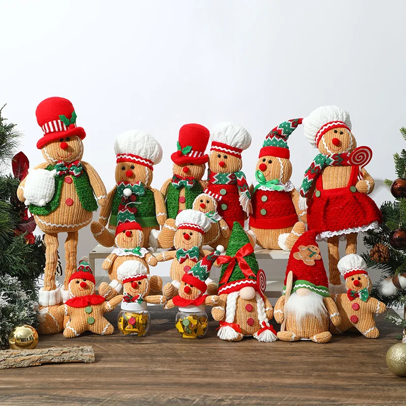 Pendant Lighting Christmas Decor - 크리스마스 장식 진저브레드맨 장식품 발광 비스킷맨