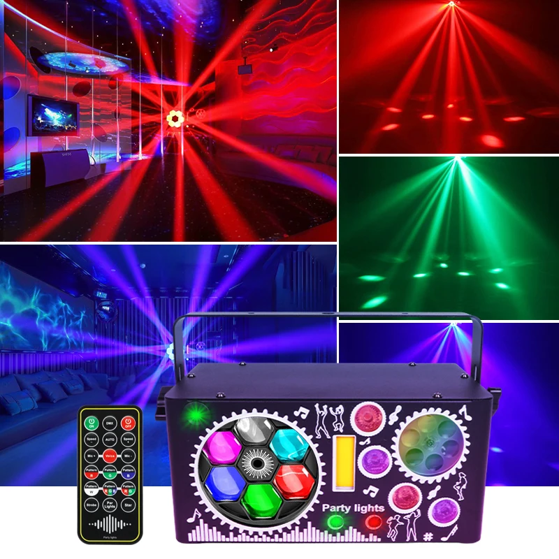 Lighting Effect Home Decor - LED 레이저 프로젝션 무대 조명 RGBW