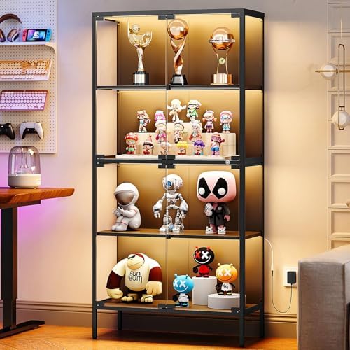 Lighting & Home Decor Studio Photos - 65인치 유리 진열장(3색 LED 조명 포함),
