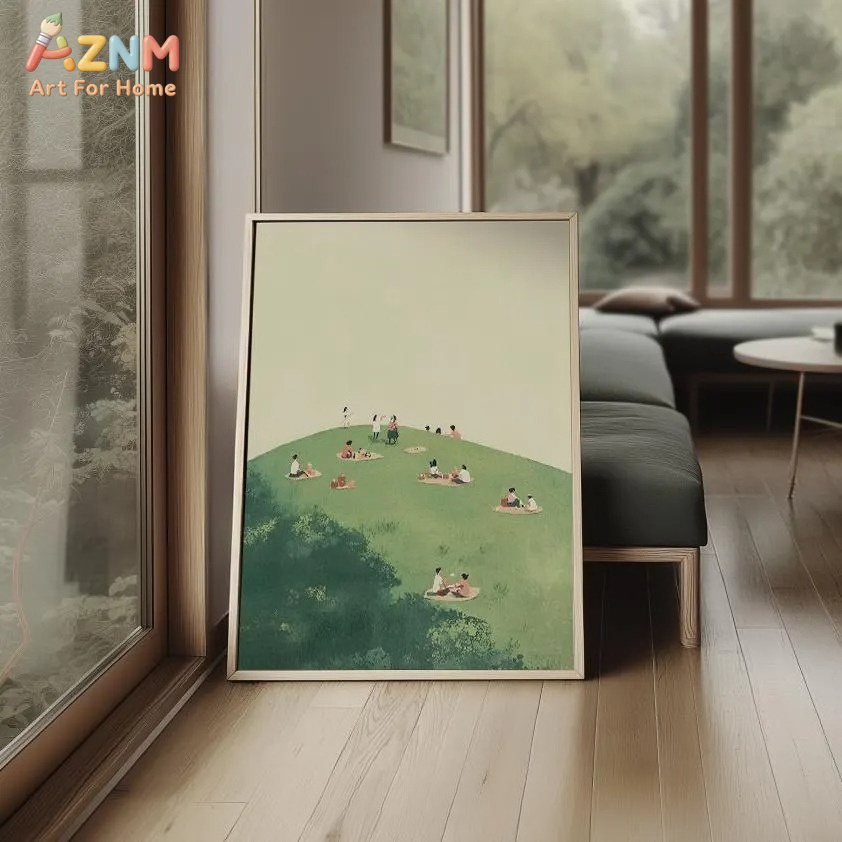Lighting Decor For House - 미니멀리스트 야외 스포츠 포스터, 가벼운 여름