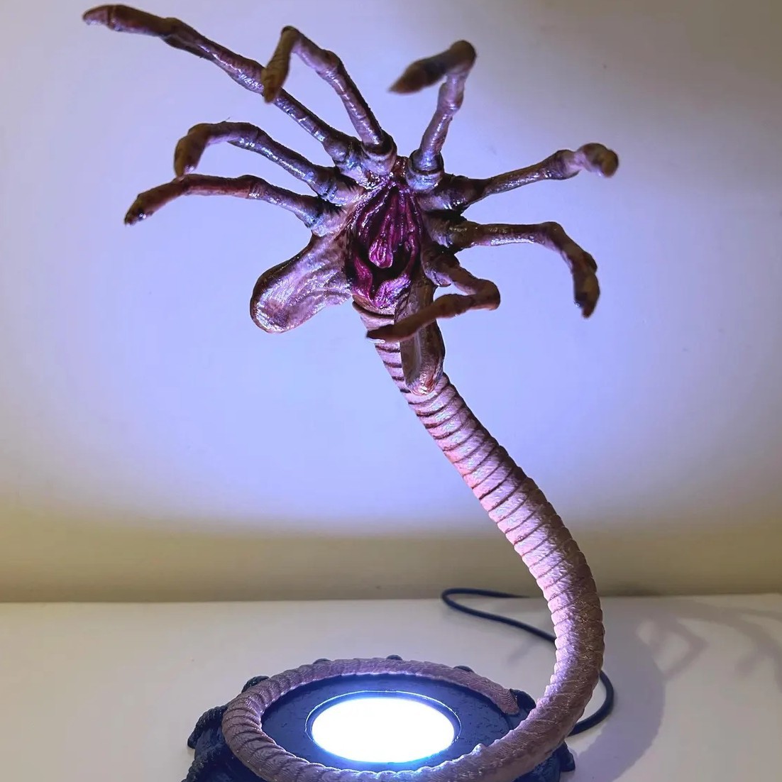 Lighting Decor Ideas - 외계인 페이스허거 램프 야간 조명, LED