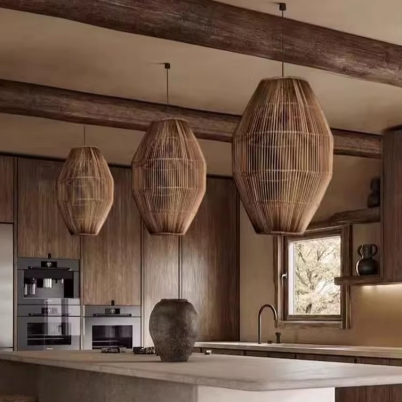 Japanese Lighting Decor - 빈티지 와비 사비 덩굴 아트 장식,
