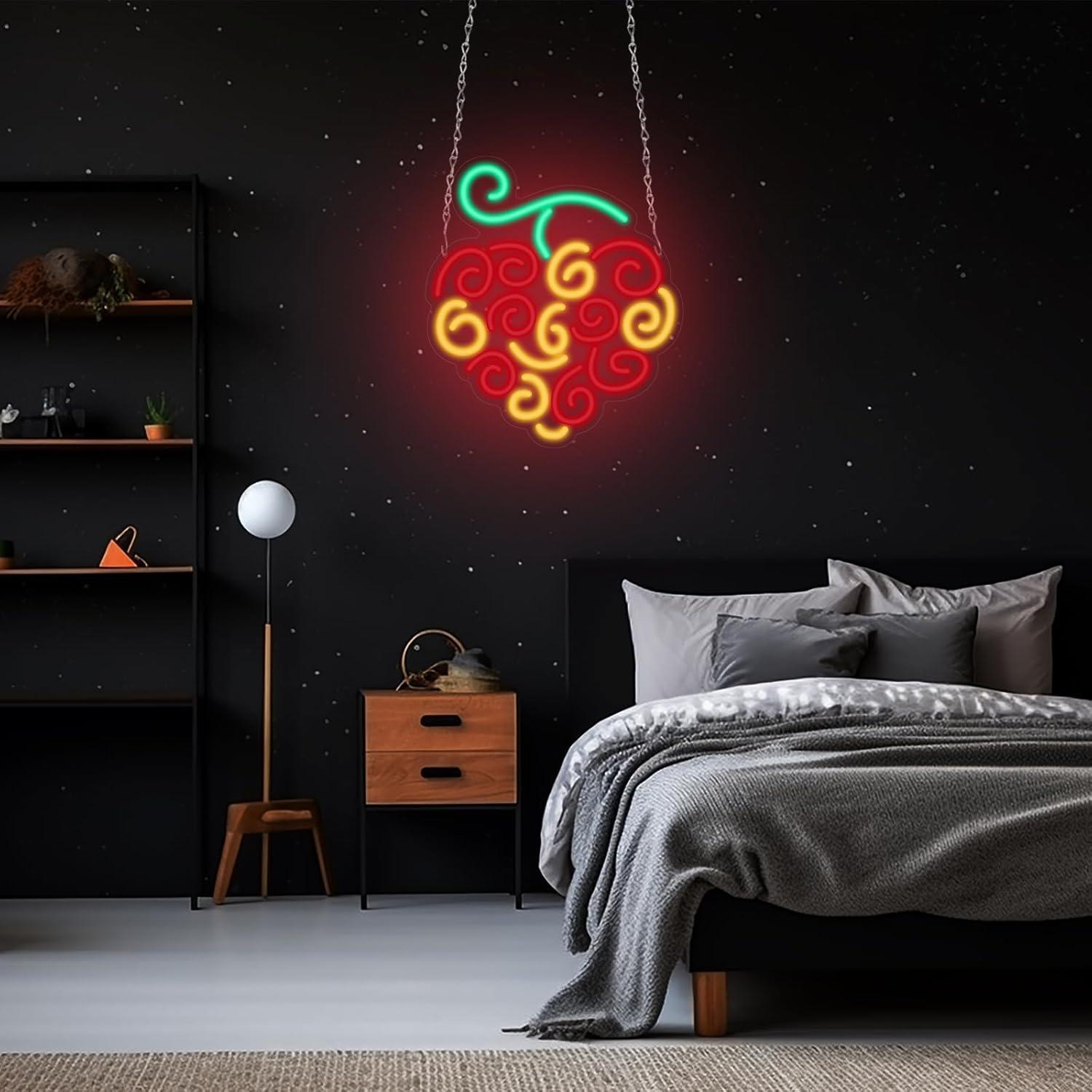 사이버 과일 네온사인 USB 디밍 가능 LED 조명 ( - Lighting Decor For Living Room 리뷰 및 가격