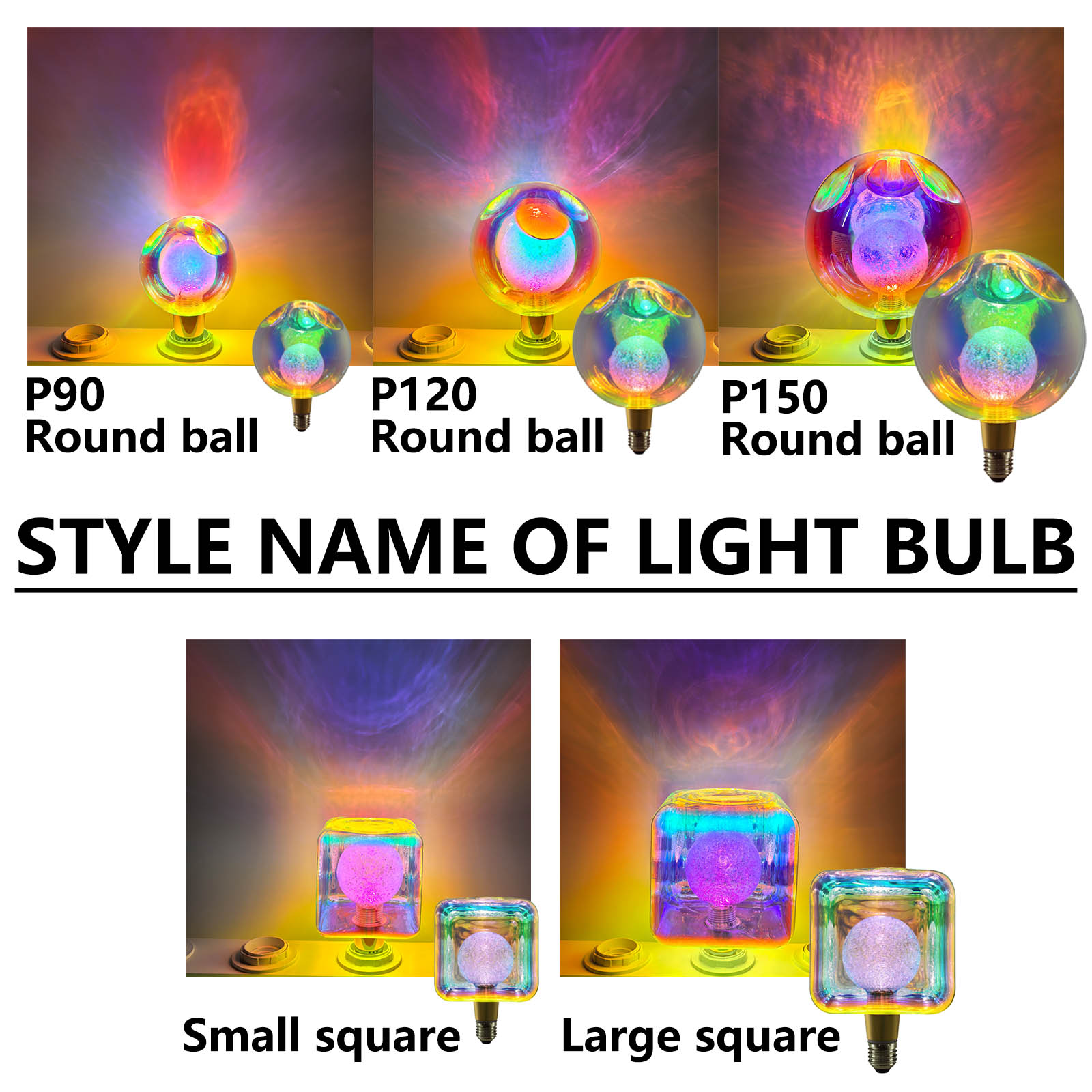 E27 P90 P120 P150 라운드 볼 LED 전구 - Lighting Decor For Bedroom 리뷰 및 가격
