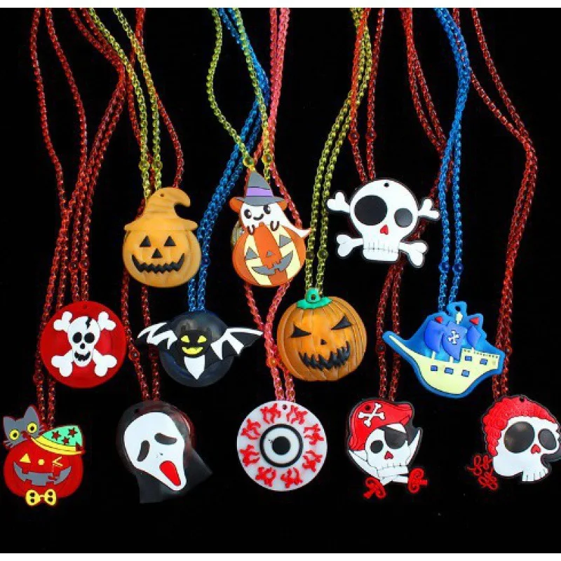12-120PCS 할로윈 크리스마스 글로우 목걸이 팔찌 - Pendant Lighting Christmas Decor 리뷰 및 가격