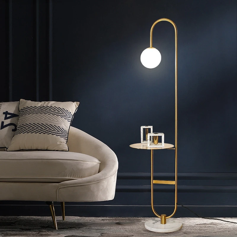 찻상 모던 LED 플로어 램프, 골드 블랙, 라운드 테 - Floor Lamp Tripod 리뷰 및 가격