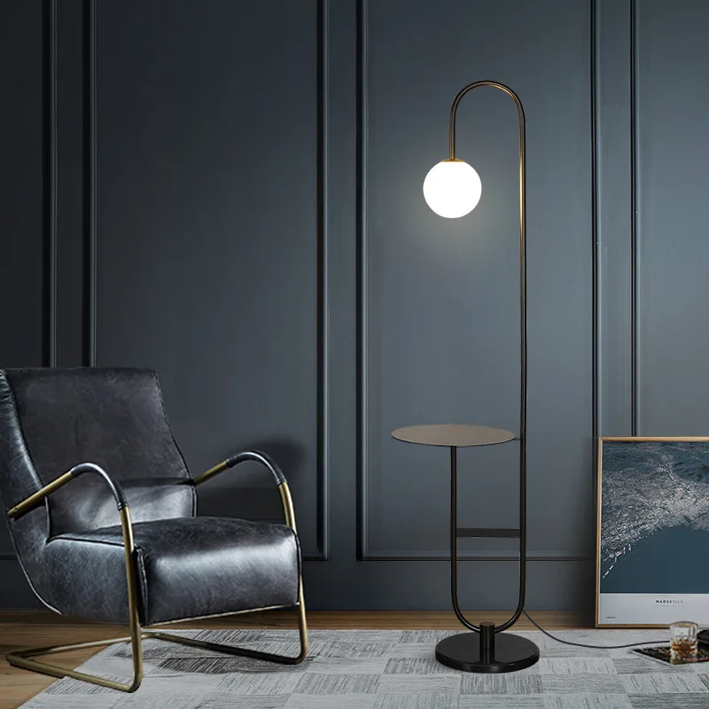 찻상 모던 LED 플로어 램프, 골드 블랙, 라운드 테 - Floor Lamp Tripod 리뷰 및 가격