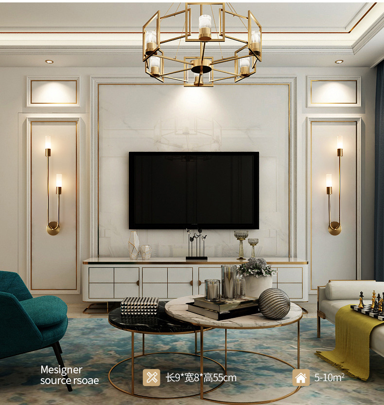 레트로 배경 거실 통로 침실 램프 침대 옆 북유럽풍 창 - Lighting Decor For Living Room 리뷰 및 가격