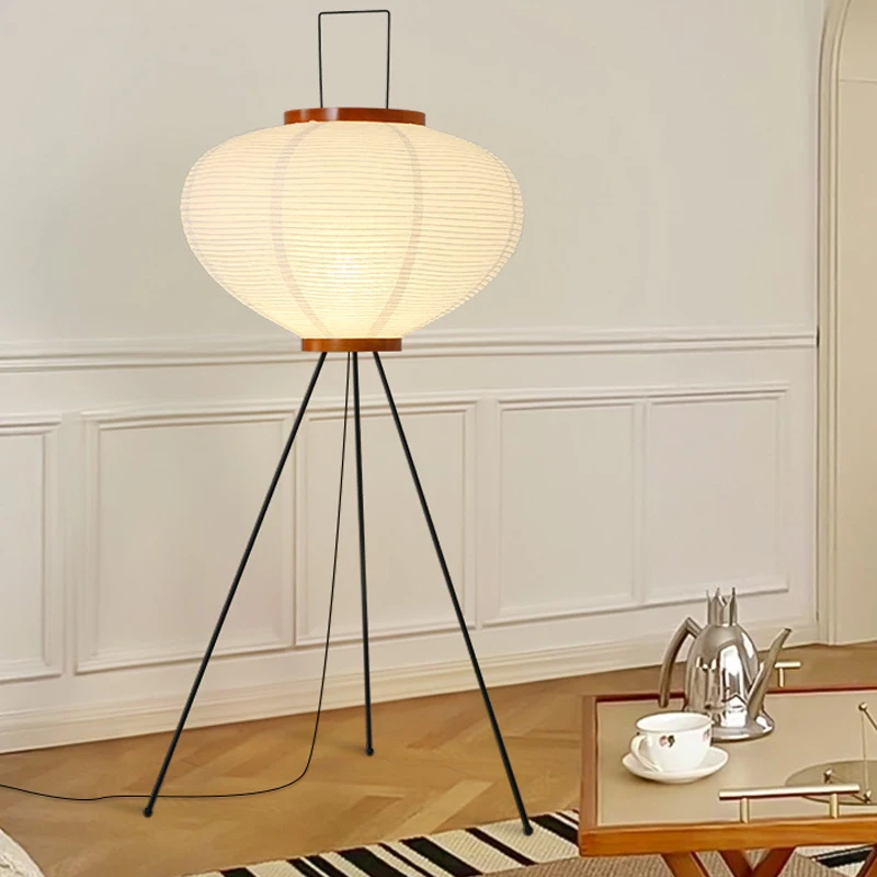 와비사비 노구치 아카리 일본산 쌀종이 플로어 램프 (침 - Floor Lamp Tripod 리뷰 및 가격