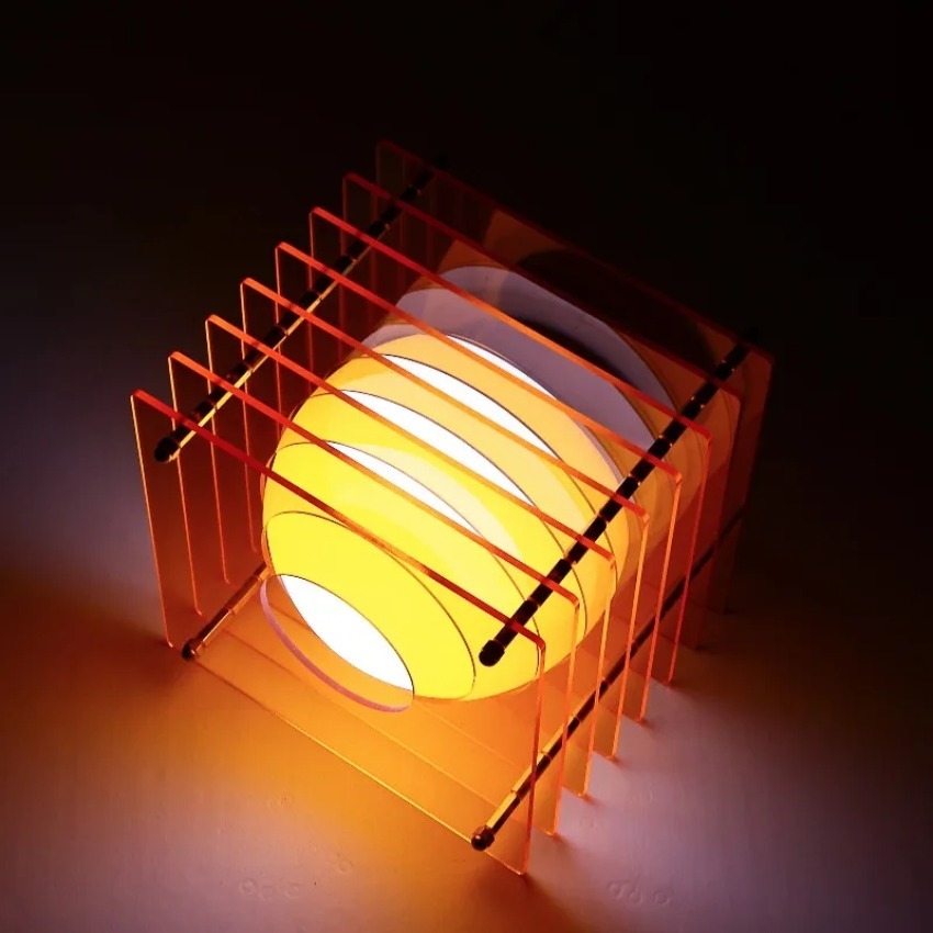DIY 아크릴 천층 램프 달 램프 데스크탑 장식 서스펜 - Lighting Decor Ideas 리뷰 및 가격