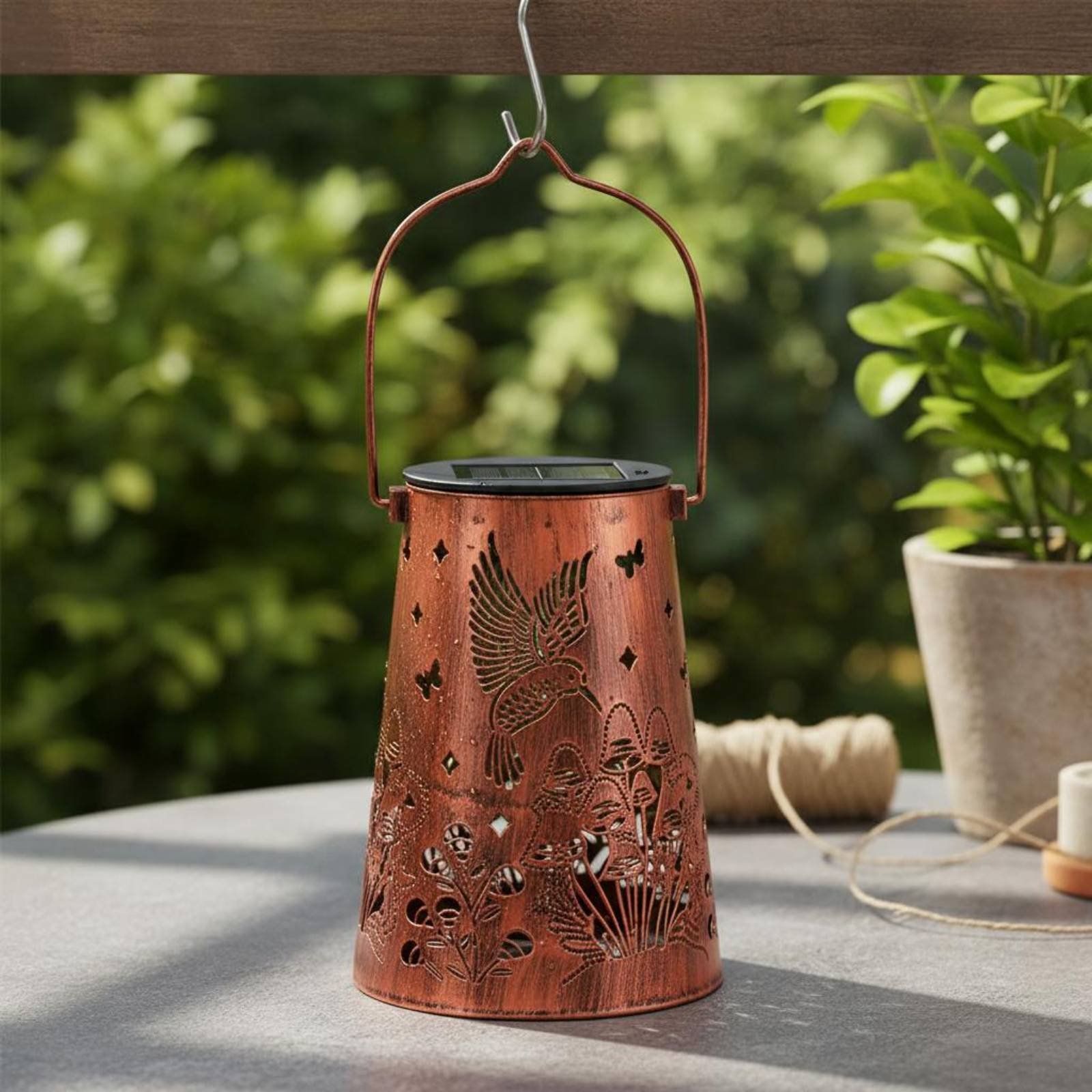 꽃무늬 정원 랜턴 패턴 정원 조명기 자동 켜짐/꺼짐 기 - Lighting Decoration Outdoor 리뷰 및 가격