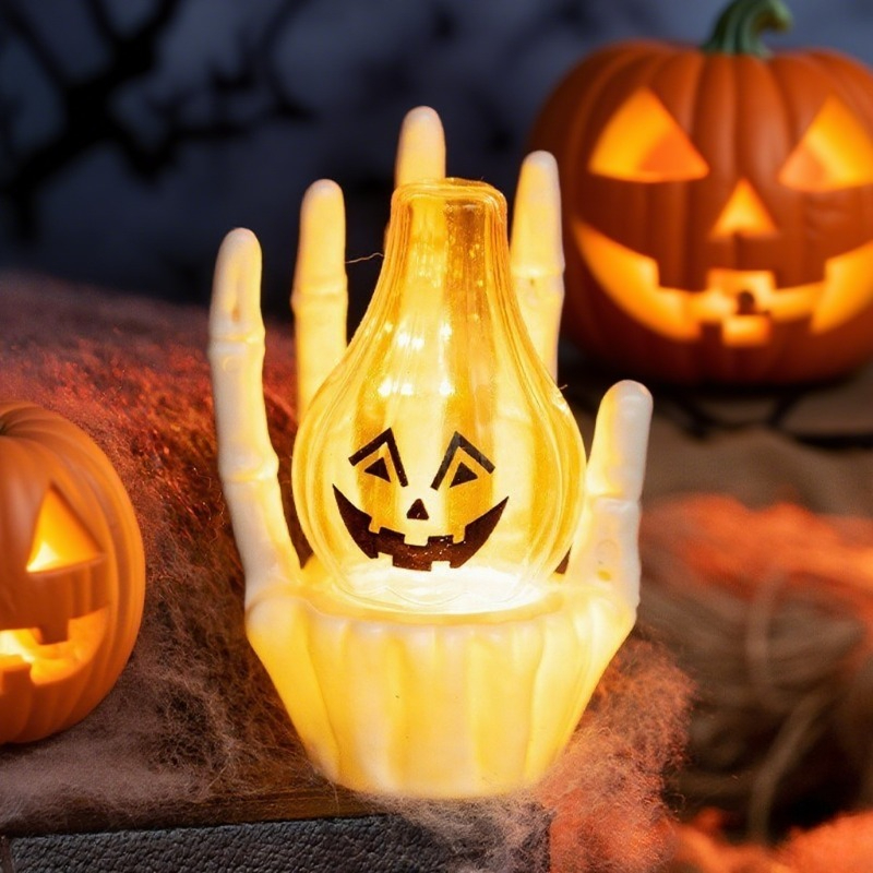 1-10PCS 할로윈 파티 테이블 장식 소품 유령 집  - Lighting Decor For House 리뷰 및 가격