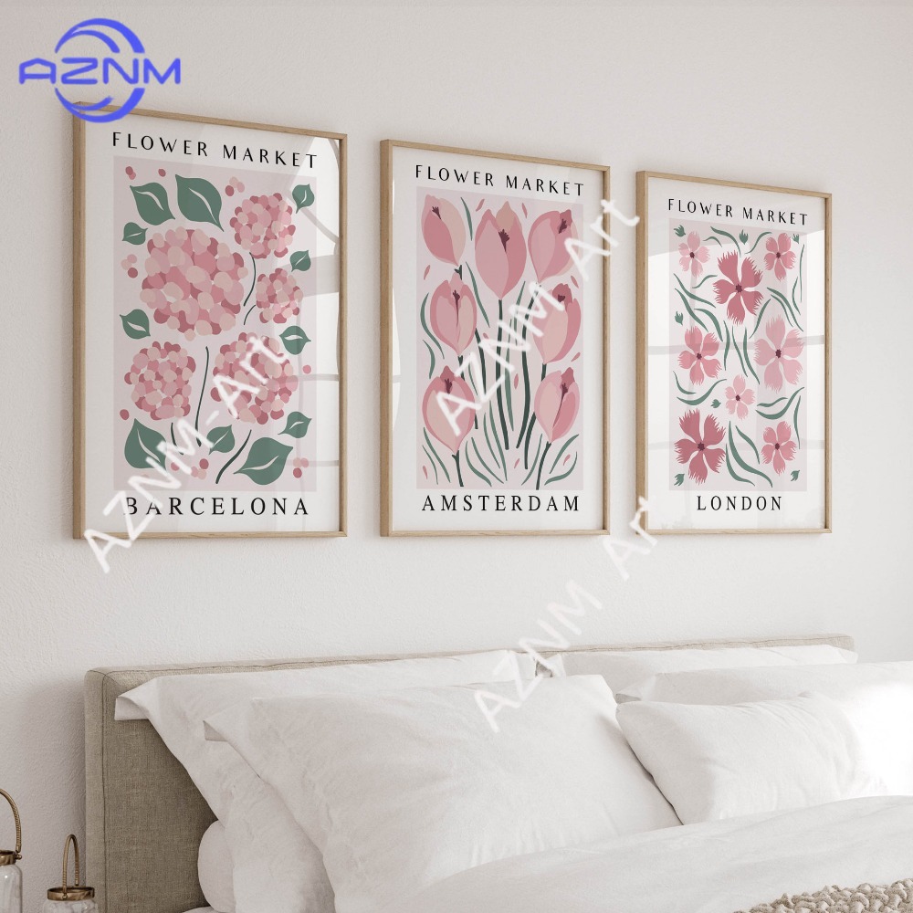 1Pc/3Pcs 핑크, 신선하고 가벼운, 수채화 스타일 - Lighting Decor Ideas 리뷰 및 가격