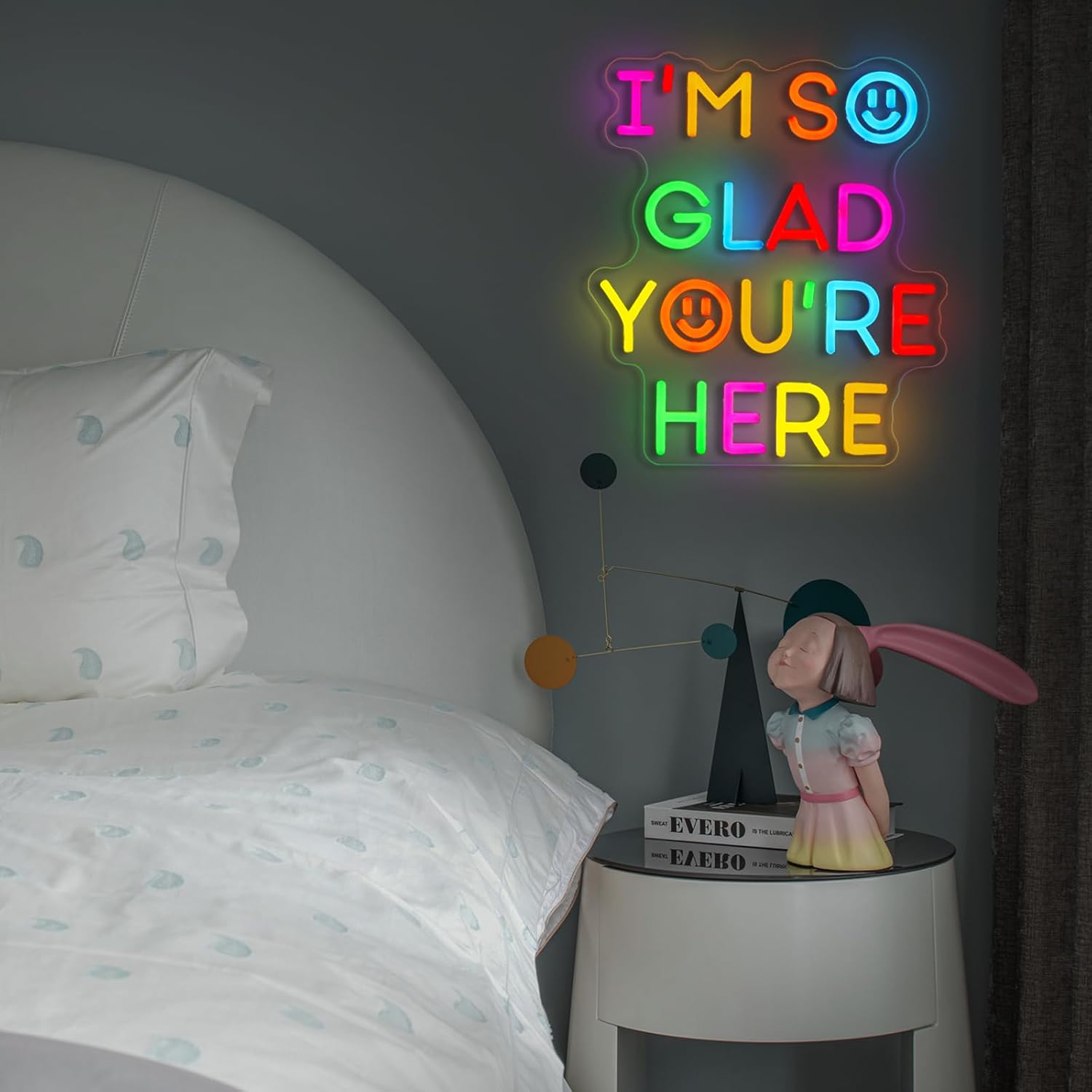    네이온 사인 USB 전원 LED 조명, 바, 파 - Lighting Decor For Bedroom 리뷰 및 가격