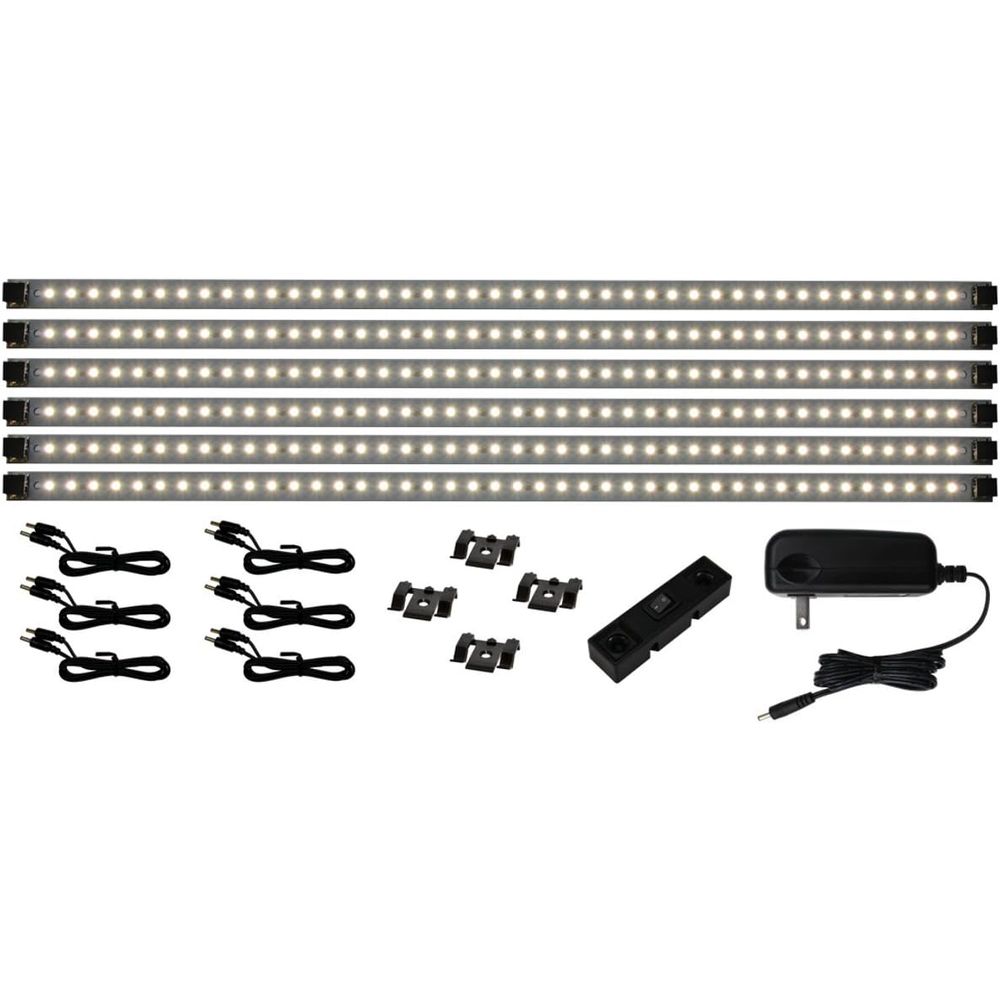 42-LED 디럭스 웜 화이트 언더 캐비닛 조명 키트  - Lighting & Home Decor Studio Photos 리뷰 및 가격