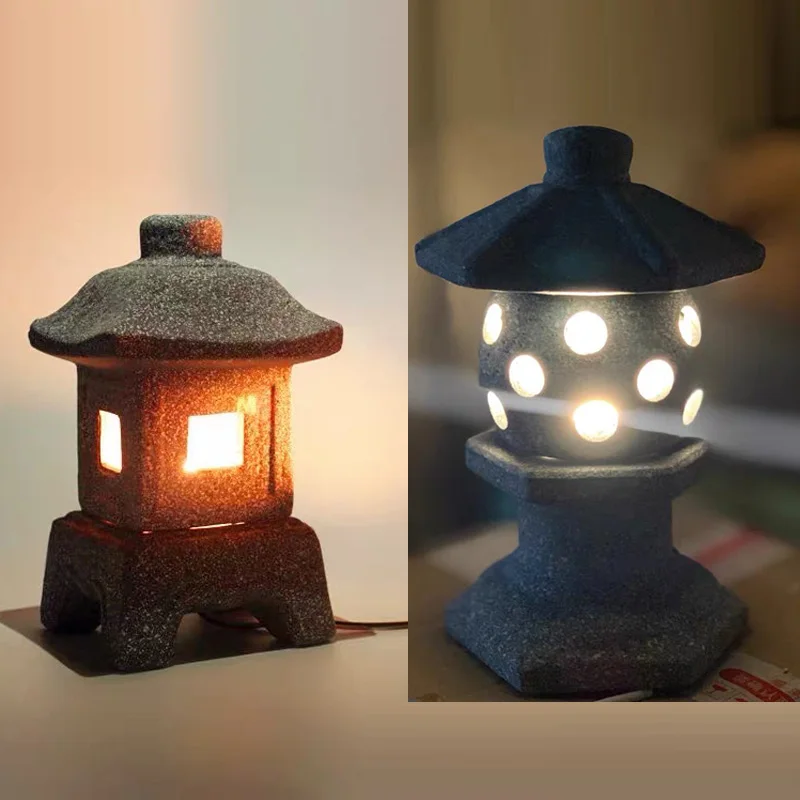 일본식 세라믹 모조 돌 램프, 모조 대리석, 붉은 점토 - Japanese Lighting Decor 리뷰 및 가격