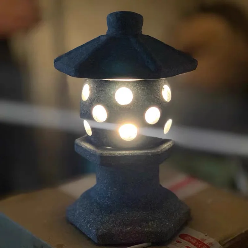 일본식 세라믹 모조 돌 램프, 모조 대리석, 붉은 점토 - Japanese Lighting Decor 리뷰 및 가격