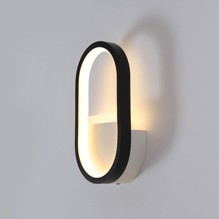 현대적인 북유럽 LED 벽등, 미니멀리스트 블랙 기하학 - Lighting Decor For Living Room 리뷰 및 가격