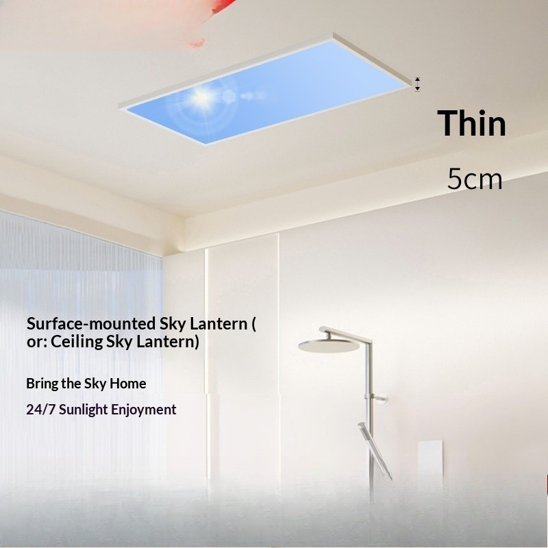 현대식 아크릴 초박형 스마트 LED 천장 조명 자연광  - Lighting Effect Home Decor 리뷰 및 가격