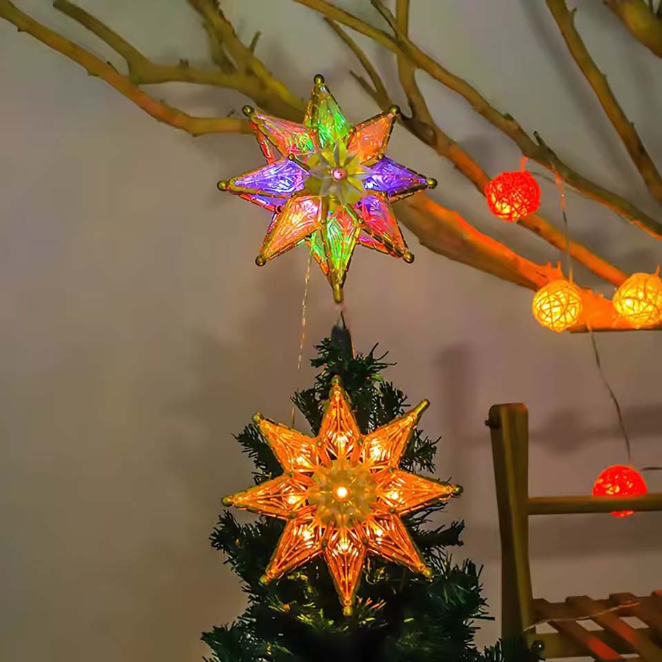 조명이 달린 별 모양 트리 토퍼 크리스마스 LED 체인 - Pendant Lighting Christmas Decor 리뷰 및 가격
