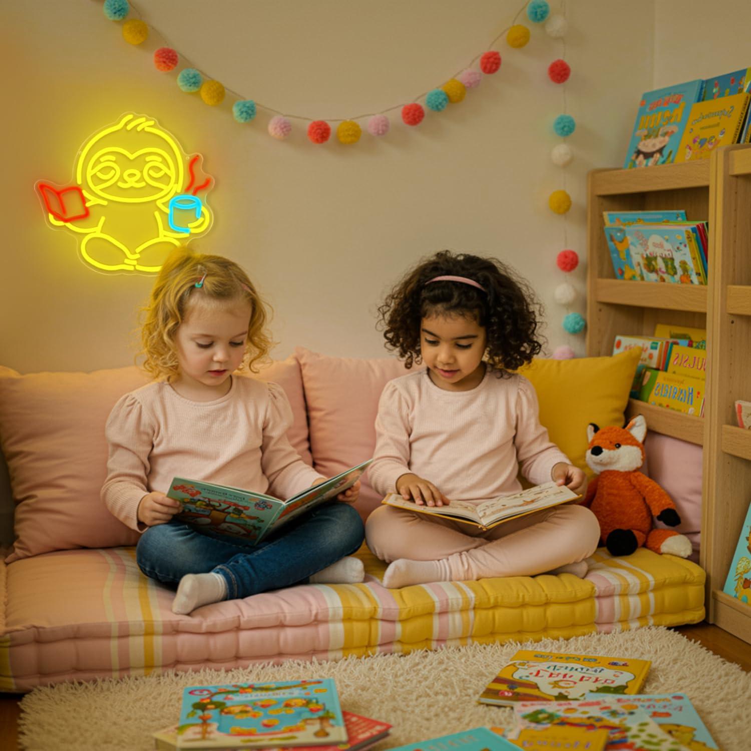 나무늘보 네온사인 USB 디밍 가능 LED 조명 침실  - Lighting Decor For Living Room 리뷰 및 가격