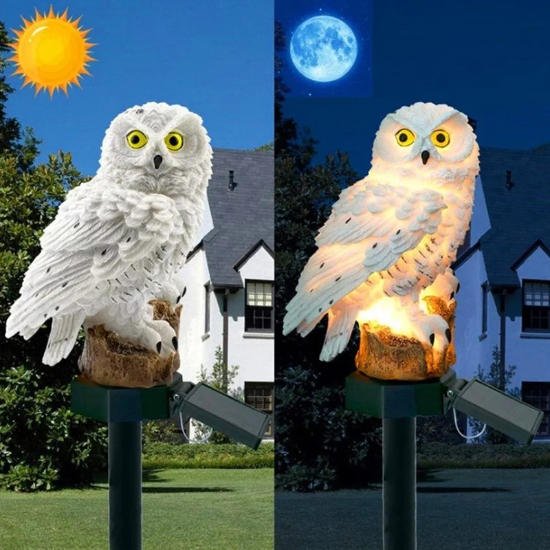 태양광 올빼미 조각상 정원등 LED 방수 야외 장식 ( - Lighting Decor Ideas 리뷰 및 가격