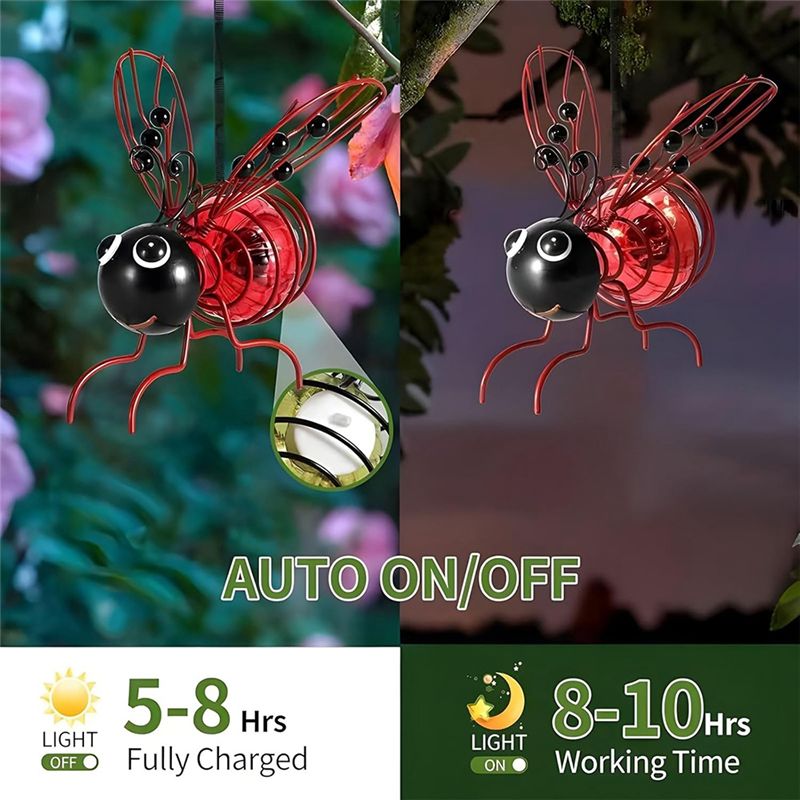 [NEW!A93G】 태양광 꿀벌 시뮬레이션 조명, 야외 - Lighting Bug Decor 리뷰 및 가격
