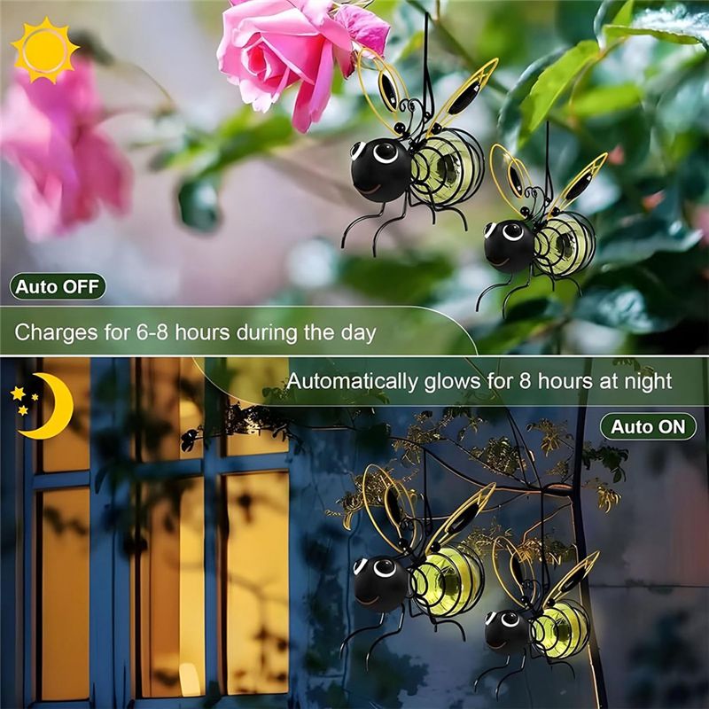 [NEW!A93G】 태양광 꿀벌 시뮬레이션 조명, 야외 - Lighting Bug Decor 리뷰 및 가격