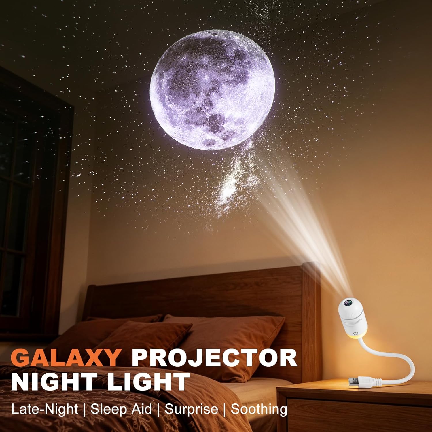 2-in-1 미니 갤럭시 스타 프로젝터 야간 조명 –  - Star Projector Night 리뷰 및 가격