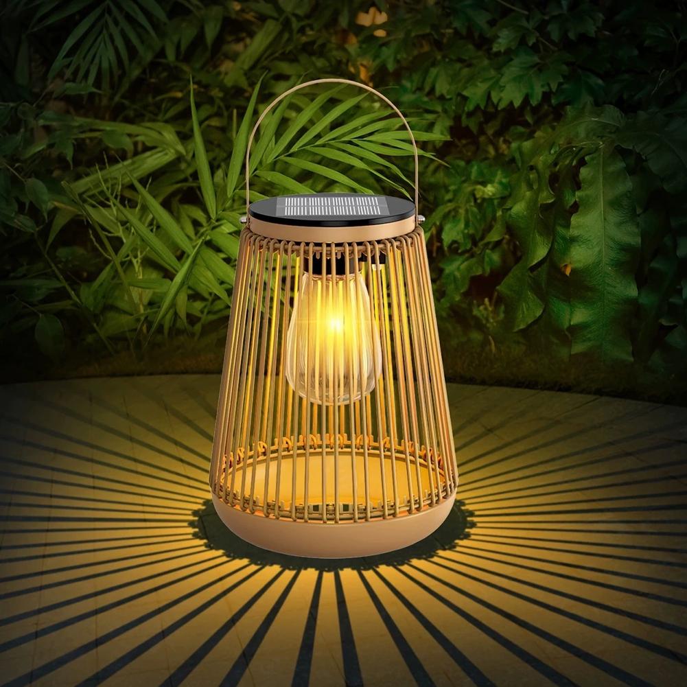 IP65 방수 태양광 라탄 랜턴 걸이식 테이블 조명 야 - Lighting Decoration Outdoor 리뷰 및 가격