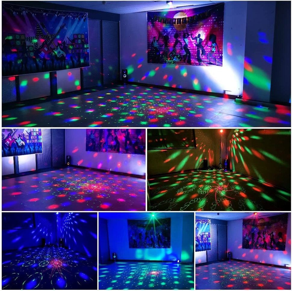파티 조명 Dj 디스코 볼 라이트 레이저 프로젝터 라이 - Lighting Effect Home Decor 리뷰 및 가격