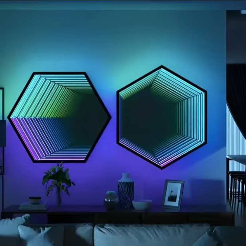 현대적인 LED 실내 장식용 벽등, 아크릴 및 유리 일 - Lighting Decor For Living Room 리뷰 및 가격