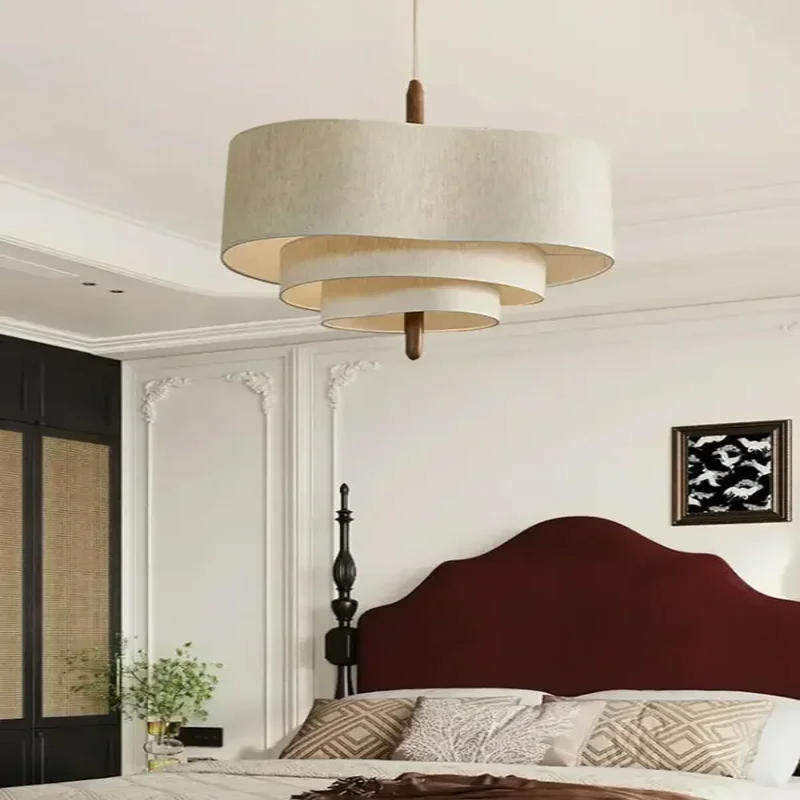 일본 Wabi Sabi 천으로 천장 샹들리에 거실 섬  - Japanese Lighting Decor 리뷰 및 가격