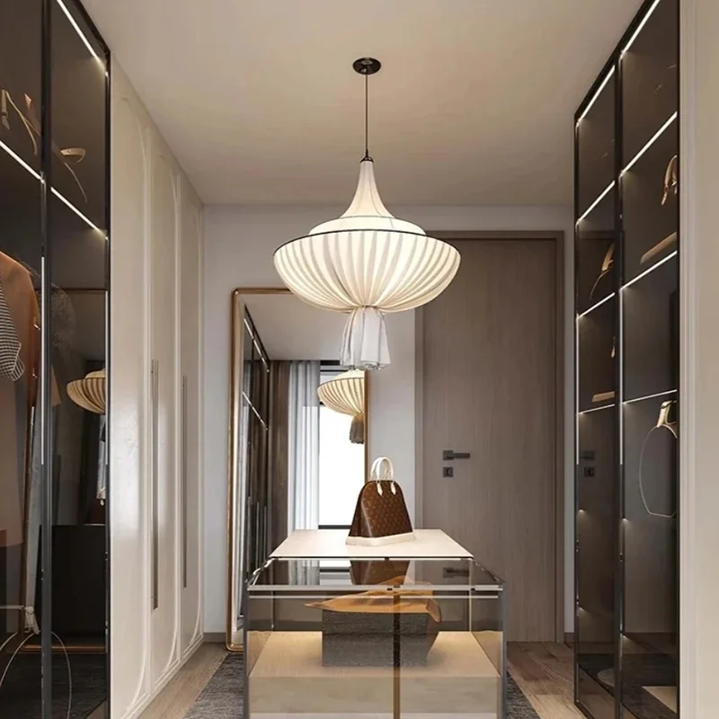 일본 레트로 와비사비 천 샹들리에 거실 식당 침실 장식 - Japanese Lighting Decor 리뷰 및 가격