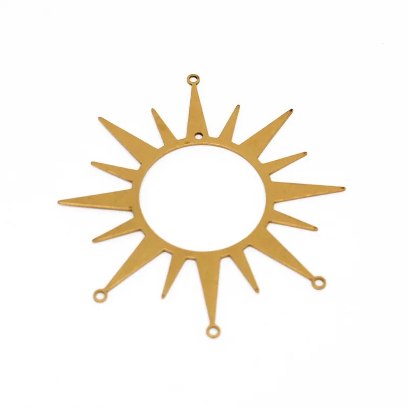 황동 도금되지 않은 태양 펜던트 DIY 크리스탈 Sun - Pendant Lighting Christmas Decor 리뷰 및 가격