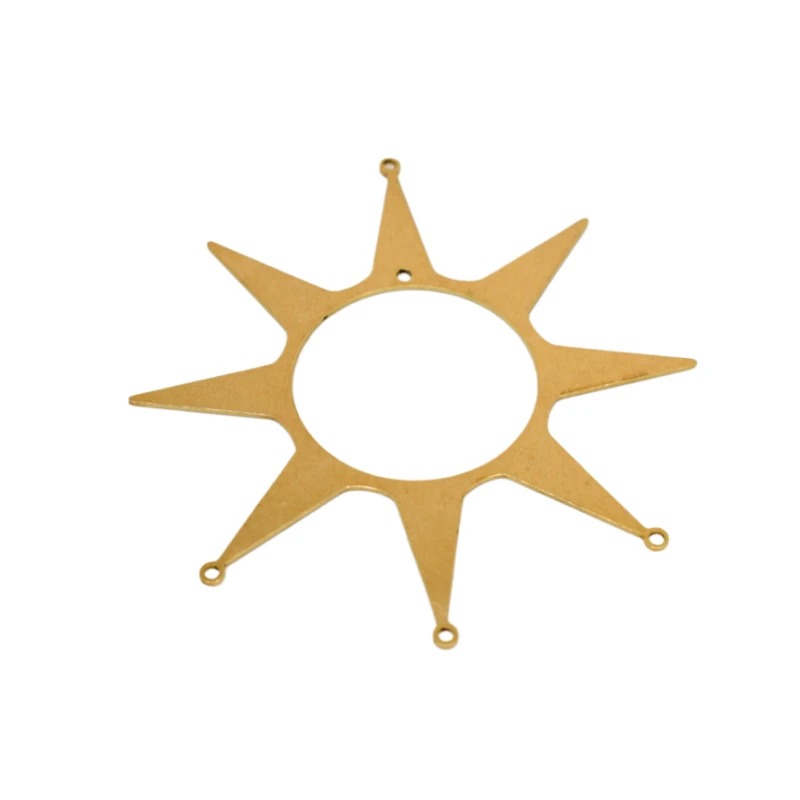 황동 도금되지 않은 태양 펜던트 DIY 크리스탈 Sun - Pendant Lighting Christmas Decor 리뷰 및 가격