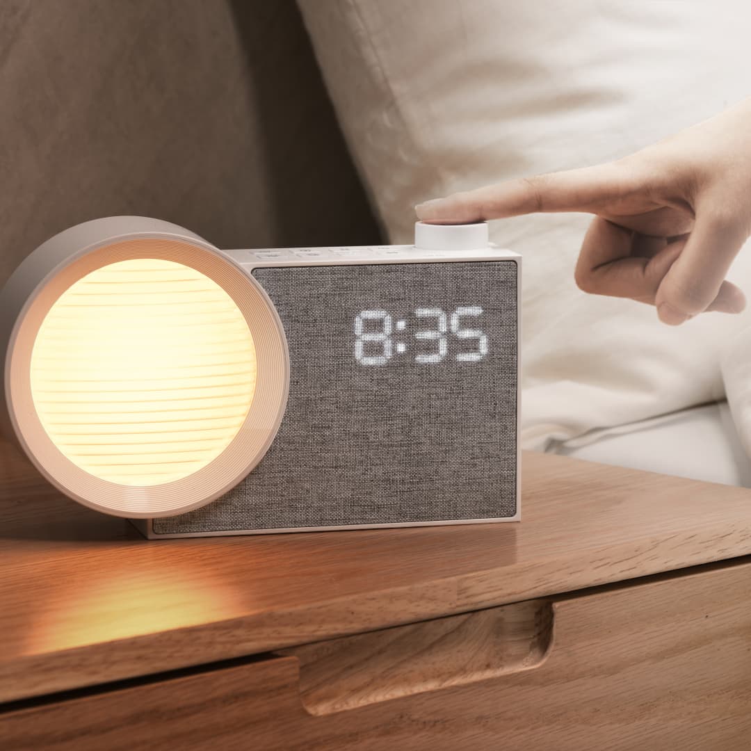 WILIT LED 무드등 알람 시계, 백색소음 및 타이 - Lighting Decor For Bedroom 리뷰 및 가격