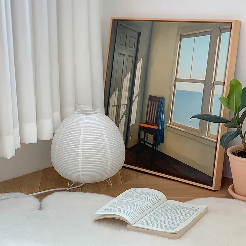 일본 쌀 종이 랜턴 Led 테이블 램프 거실 침실 머리 - Floor Lamp Tripod 리뷰 및 가격