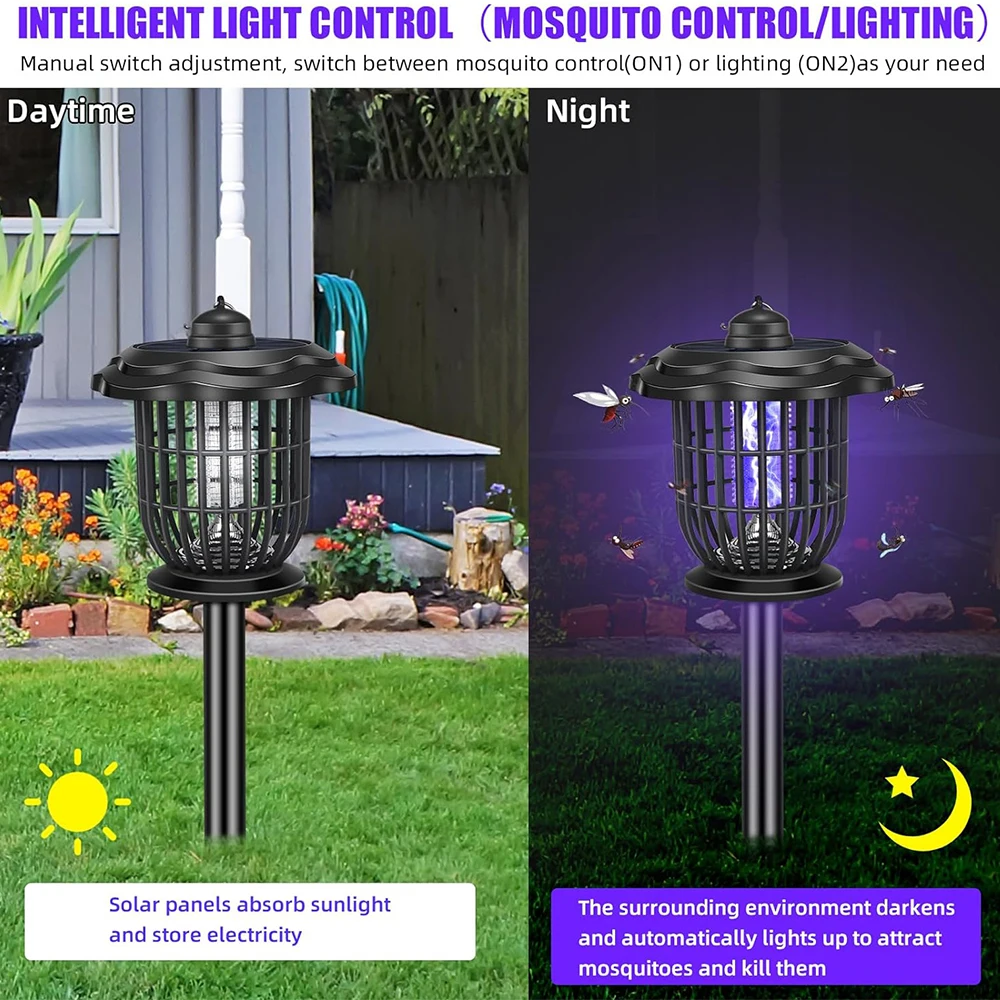 2-in-1 1200mAh LED 태양광 해충 퇴치기( - Lighting Bug Decor 리뷰 및 가격