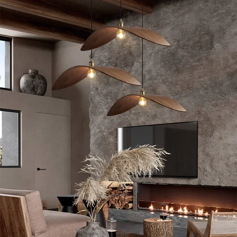 모던 와비 사비 호두나무 샹들리에, 가정용 조명, 일본 - Japanese Lighting Decor 리뷰 및 가격