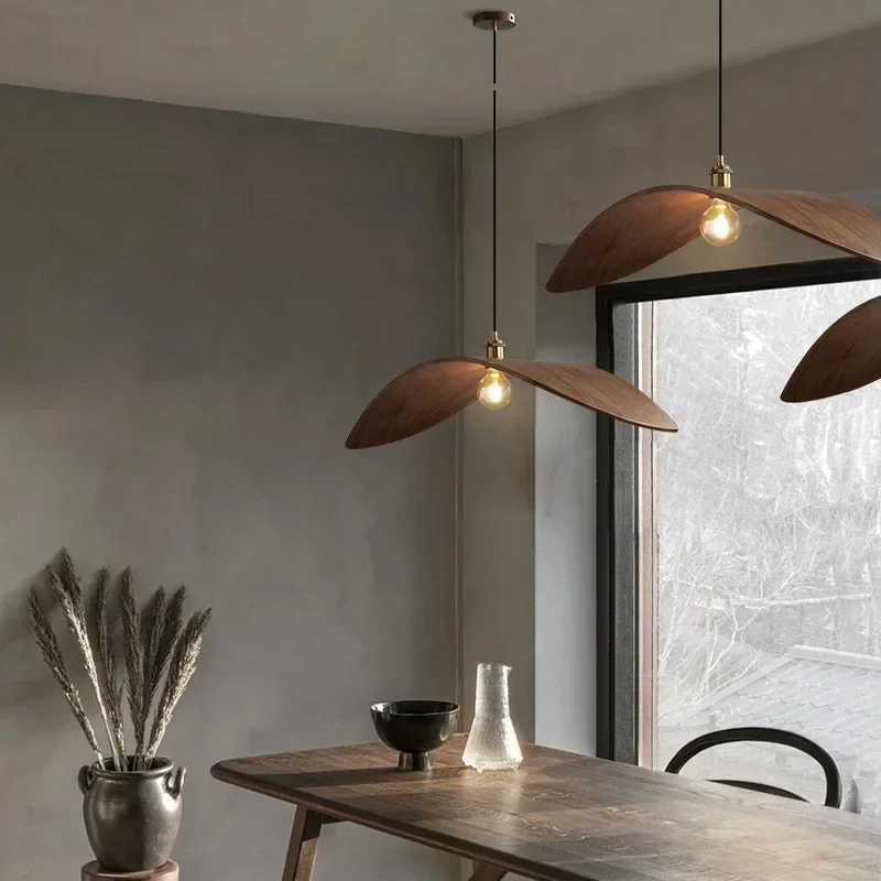 모던 와비 사비 호두나무 샹들리에, 가정용 조명, 일본 - Japanese Lighting Decor 리뷰 및 가격