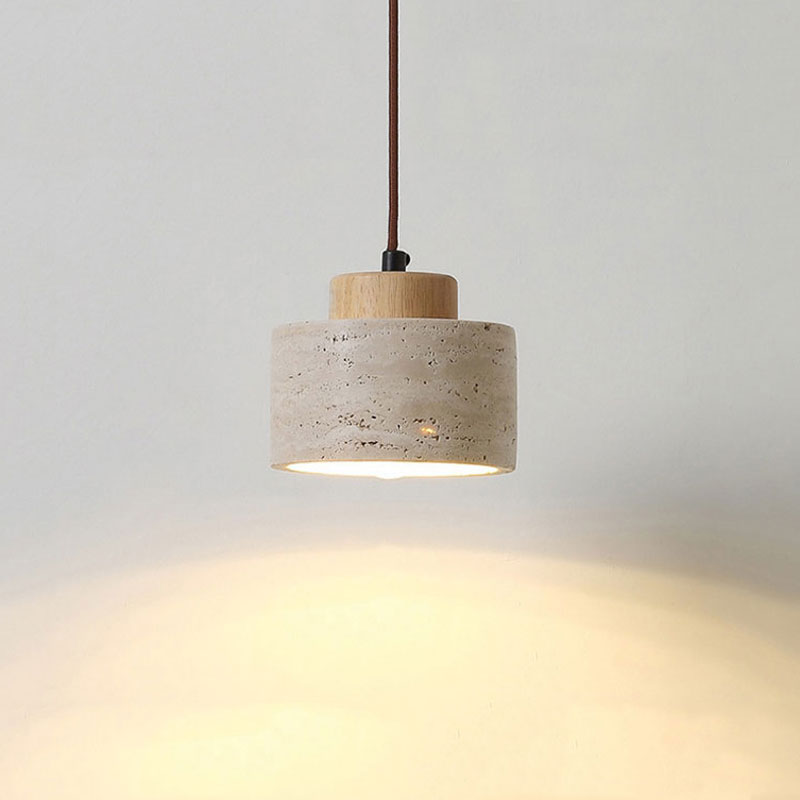천연 노란색 동굴석 펜던트 조명 일본 와비사비 스타일  - Japanese Lighting Decor 리뷰 및 가격