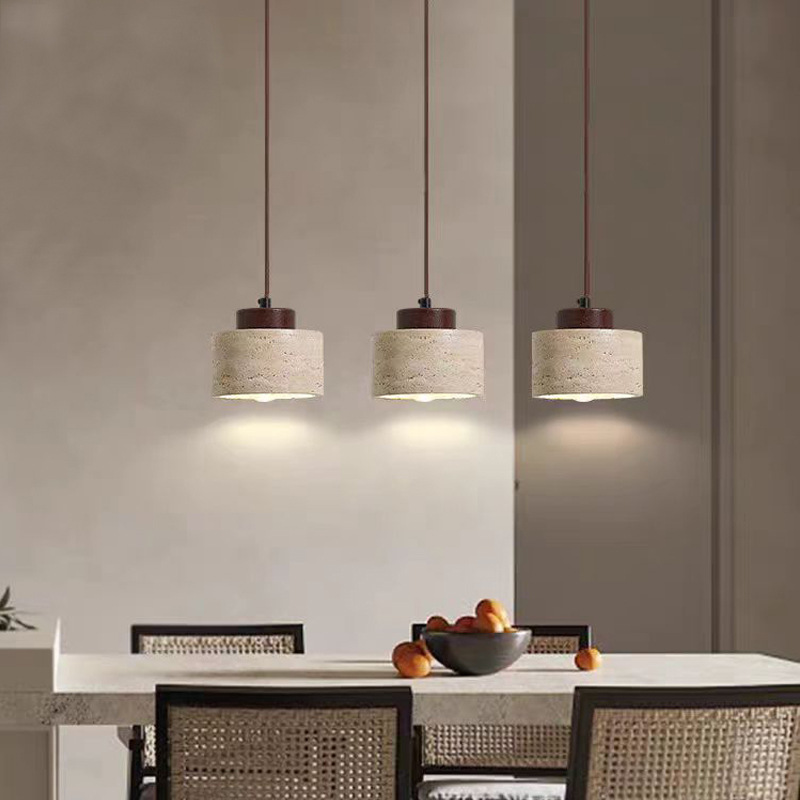 천연 노란색 동굴석 펜던트 조명 일본 와비사비 스타일  - Japanese Lighting Decor 리뷰 및 가격