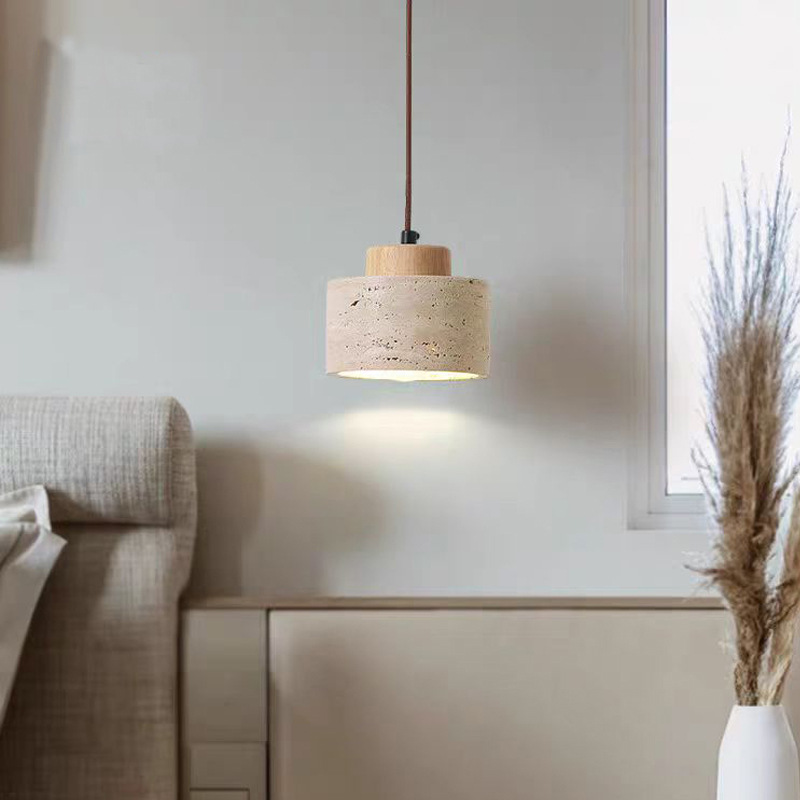 천연 노란색 동굴석 펜던트 조명 일본 와비사비 스타일  - Japanese Lighting Decor 리뷰 및 가격