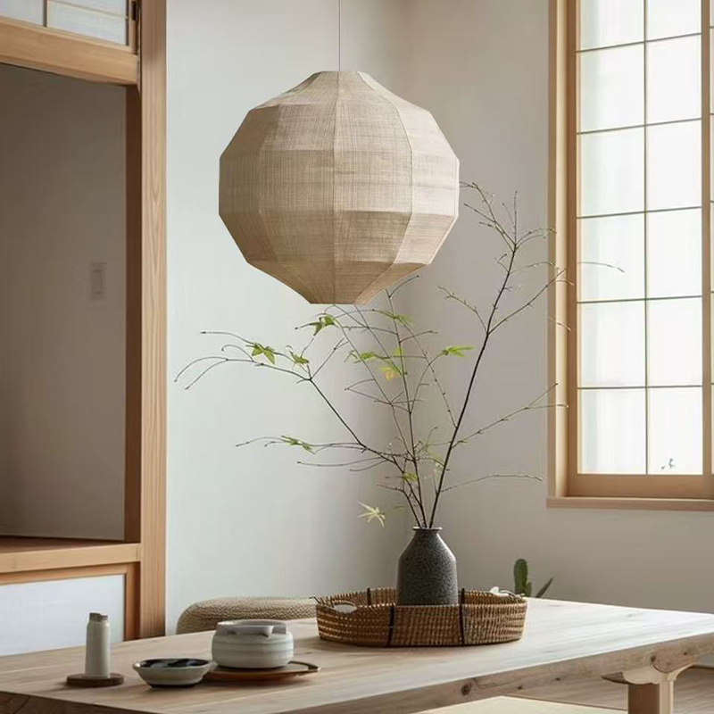 일본 와비사비 패브릭 E27 펜던트 라이트 거실 식당  - Japanese Lighting Decor 리뷰 및 가격
